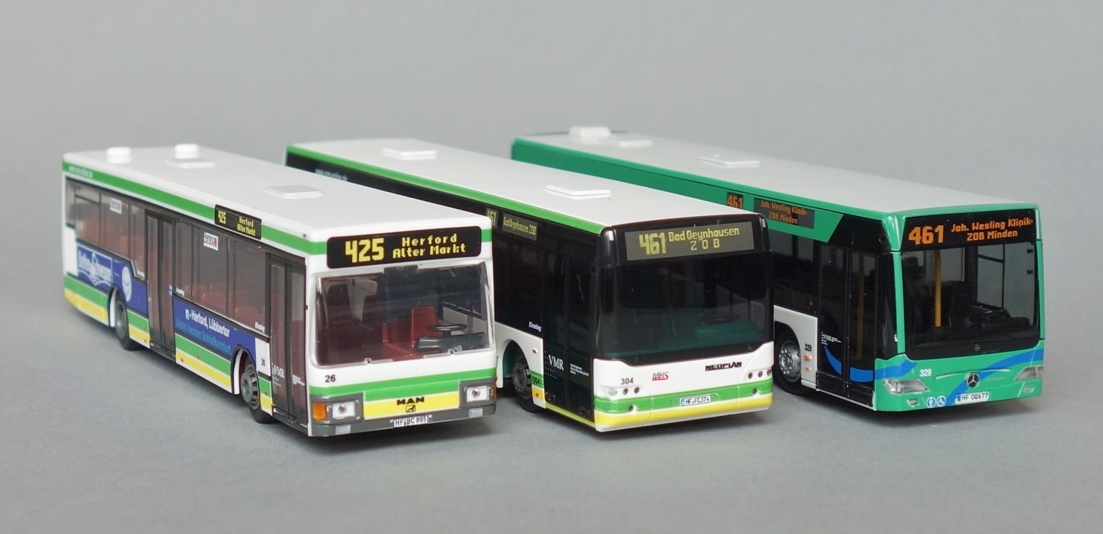 Busmodelle VMR Herford/Minden/Bad Oeynhausen