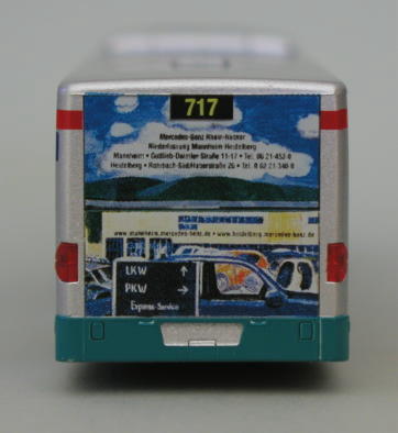 Modell S19:   CITARO Solobus - Busverkehr Rhein Neckar - Linie 717 Heidelberg
